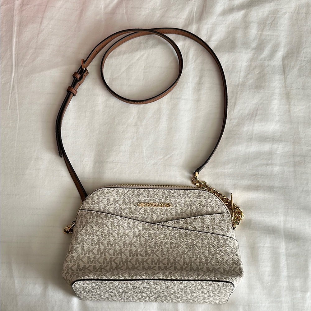 Michael Kors Beige Crossbody Bag